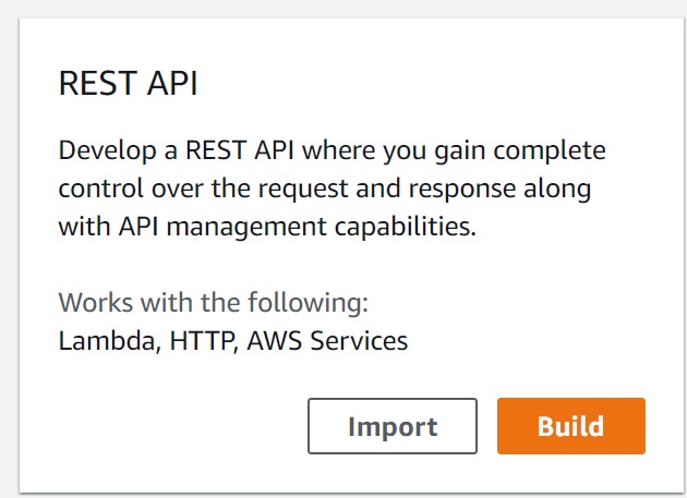 Build REST API