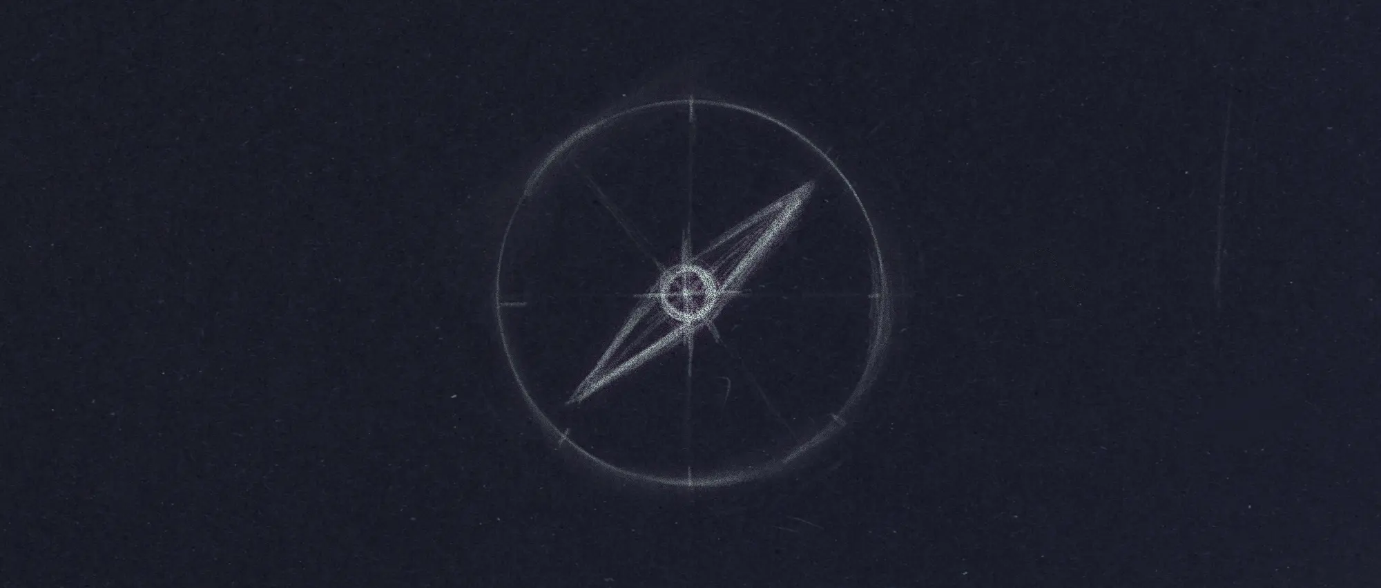 A rough sketch of a compass