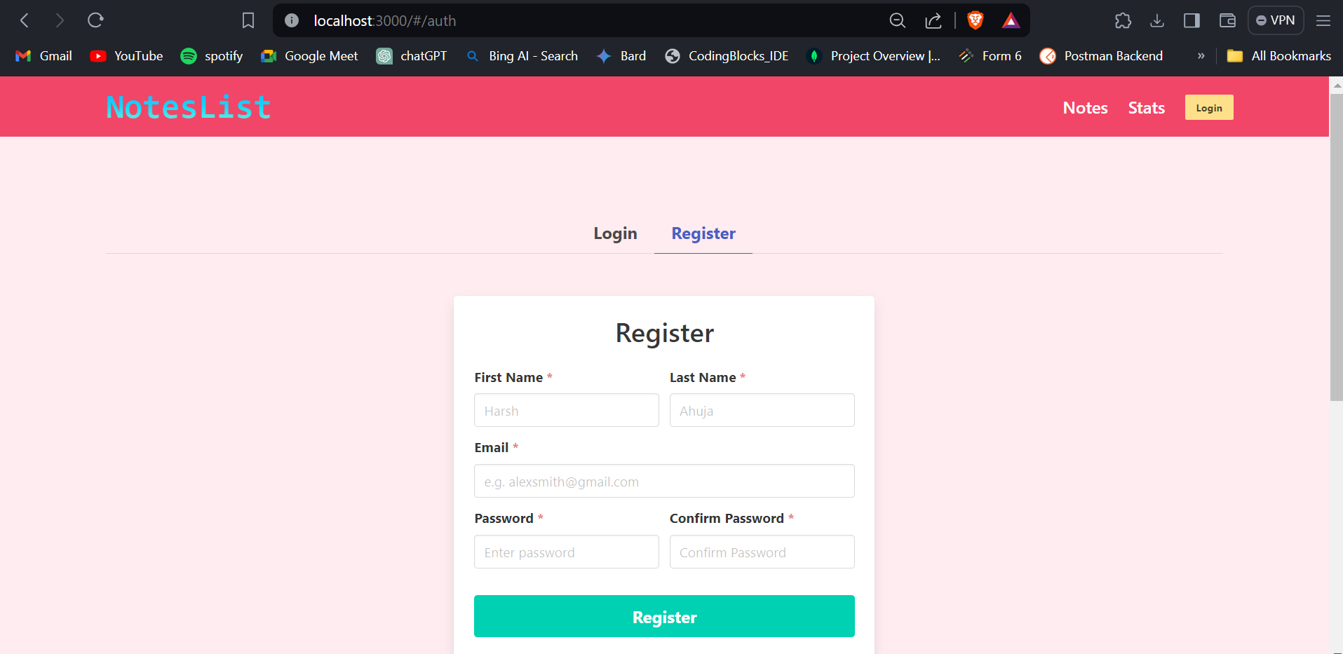 Register