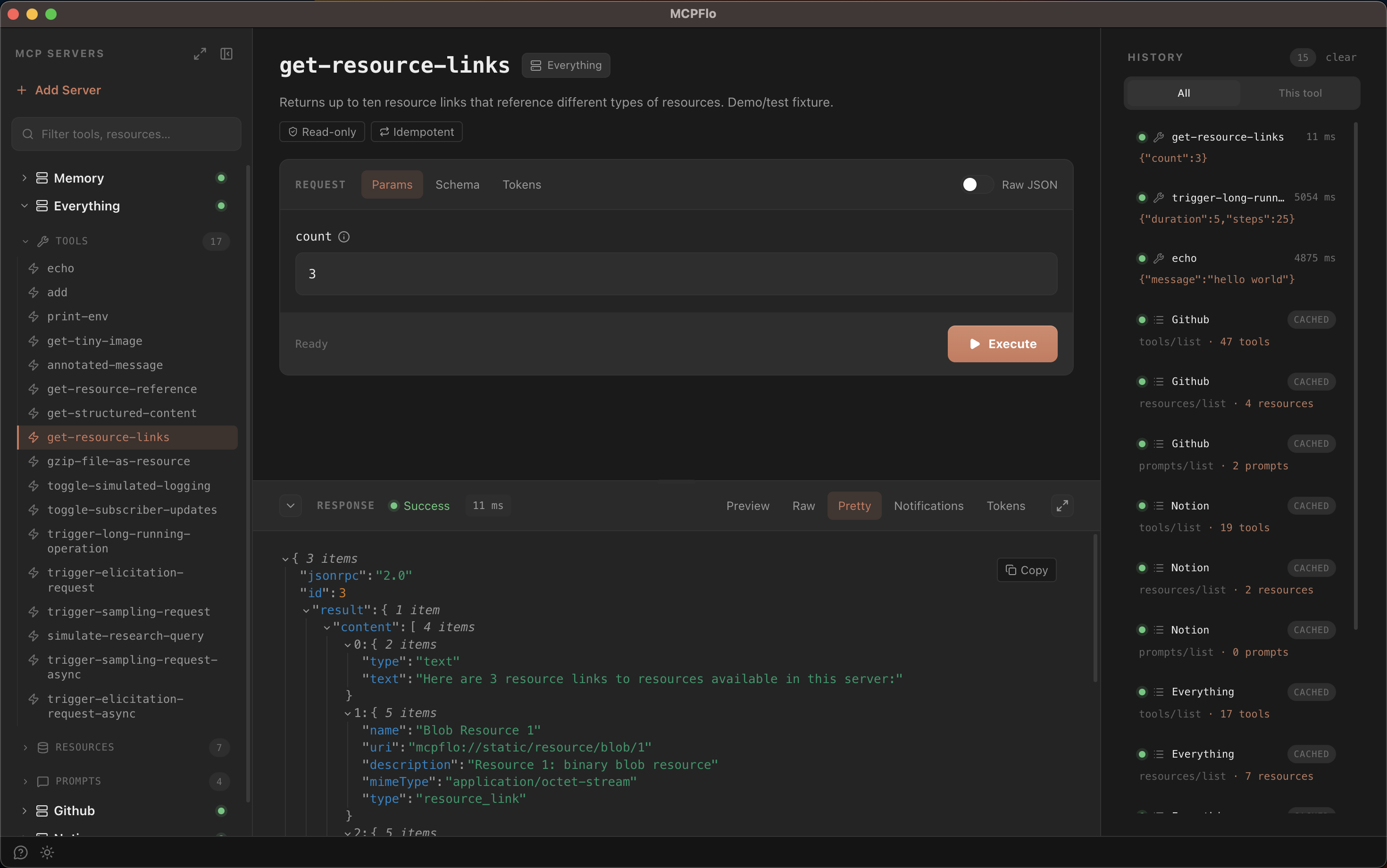 MCPFlo screenshot