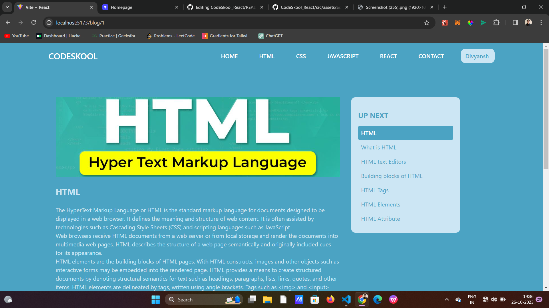 GitHub - harshraj29/CodeSkool_React · GitHub