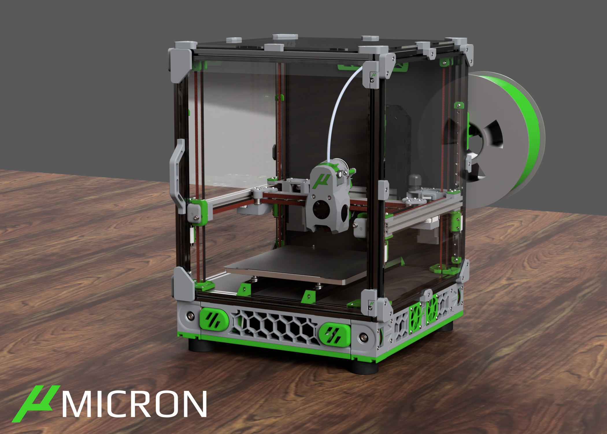 Rendering of a Micron build