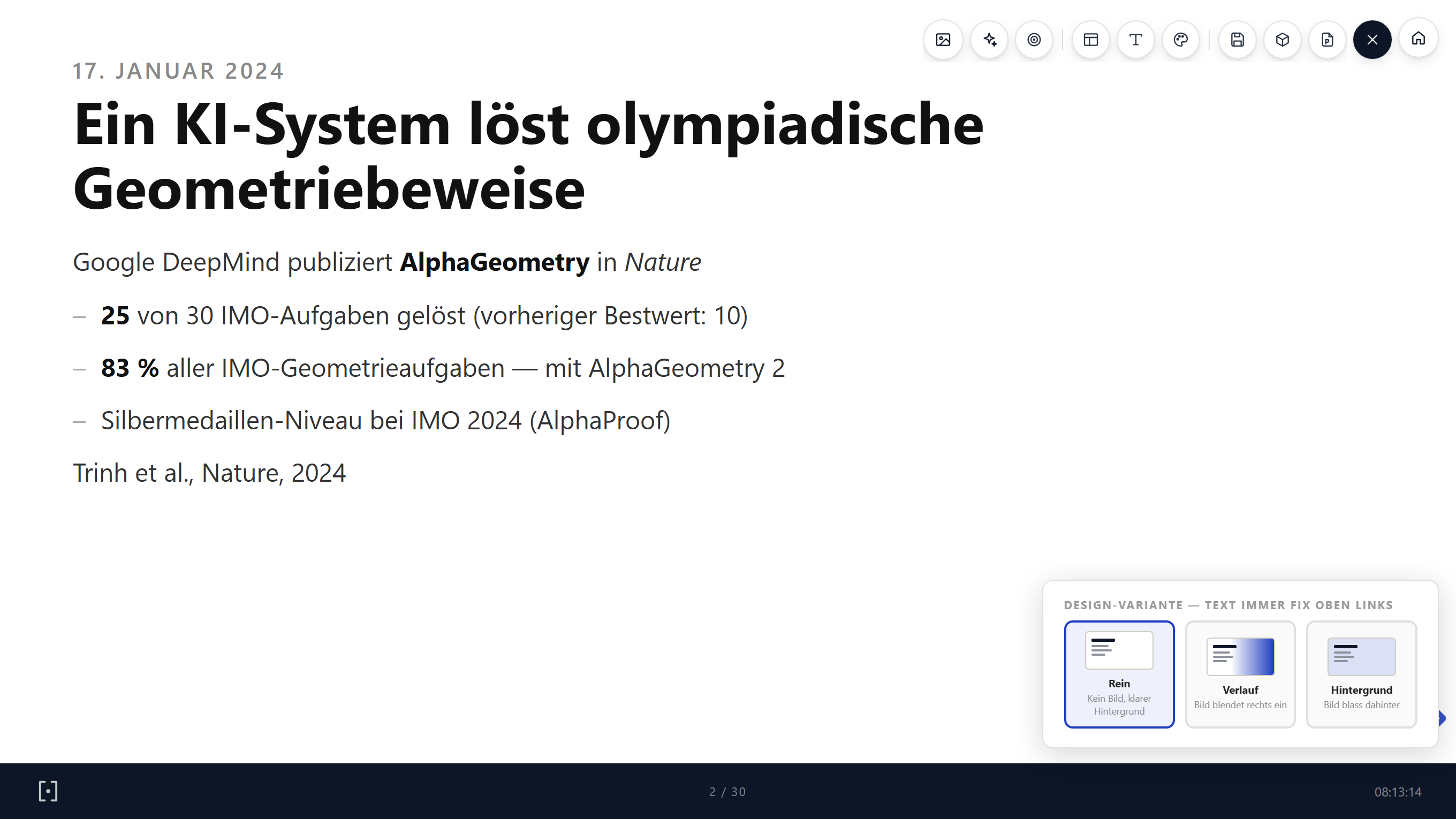 Presentation slide