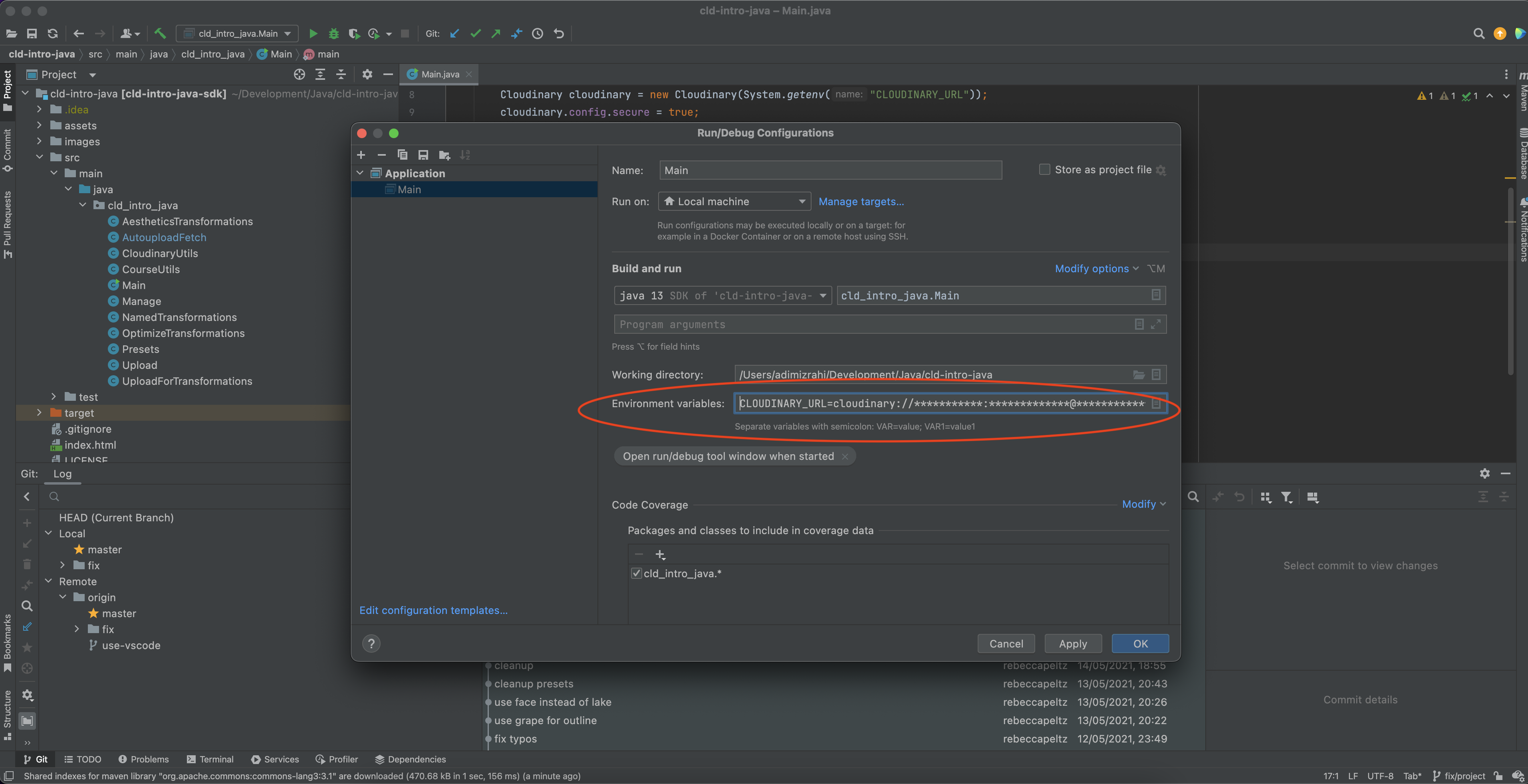 Add Environment Variables