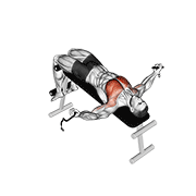 Cable Decline Fly animated exercise demonstration