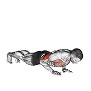 Close-Grip Push-Up animated exercise demonstration