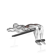 Decline Sit-Up animated exercise demonstration