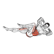 Elbow-To-Knee animated exercise demonstration