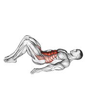 Hip Raise (Bent Knee) animated exercise demonstration