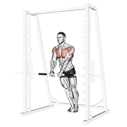 Incline Close-Grip Push-Up animated exercise demonstration