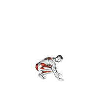 Jack Burpee animated exercise demonstration
