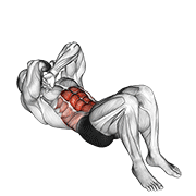 Janda Sit-Up animated exercise demonstration
