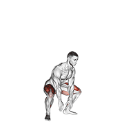 Jump Squat V. 2 animated exercise demonstration
