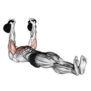 Kettlebell Alternating Press On Floor animated exercise demonstration