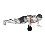 Kettlebell Plyo Push-Up animated exercise demonstration
