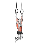 Kipping Muscle Up animated exercise demonstration