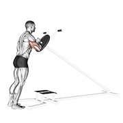 Lever One Arm Shoulder Press animated exercise demonstration