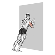 Push-Up (Wall) animated exercise demonstration