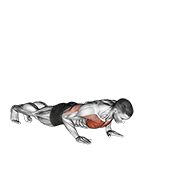 Raise Single Arm Push-Up animated exercise demonstration