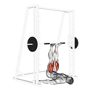 Smith Leg Press animated exercise demonstration
