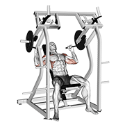 Lever Shoulder Press V. 2 animated exercise demonstration