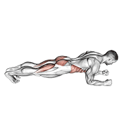 Butt-Ups animated exercise demonstration