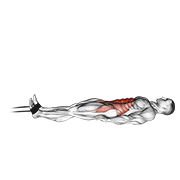 Band Jack Knife Sit-Up animated exercise demonstration