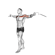 Cable Upper Chest Crossovers animated exercise demonstration