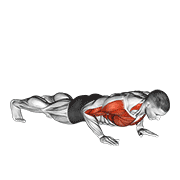 Clap Push Up animated exercise demonstration