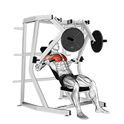 Lever Decline Chest Press animated exercise demonstration