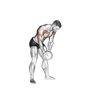 Medicine Ball Catch And Overhead Throw animated exercise demonstration
