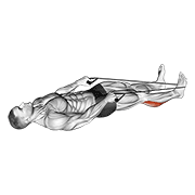 Calf Stretch With Rope animated exercise demonstration