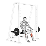 Smith Toe Raise animated exercise demonstration