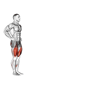 Walking Lunge animated exercise demonstration