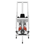 Sled 45в° Leg Press (Back Pov) animated exercise demonstration