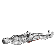 Reclining Big Toe Pose With Rope animated exercise demonstration
