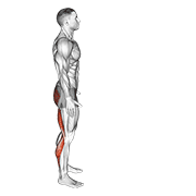 Runners Stretch animated exercise demonstration
