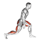 World Greatest Stretch animated exercise demonstration
