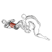 Assisted Sit-Up animated exercise demonstration