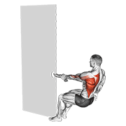 One Arm Towel Row animated exercise demonstration