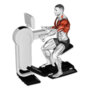 Hands Bike animated exercise demonstration
