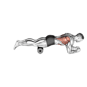 Roller Body Saw animated exercise demonstration