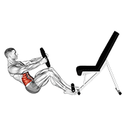 Weighted Russian Twist V. 2 animated exercise demonstration
