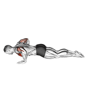 Kneeling Push-Up (Male) animated exercise demonstration