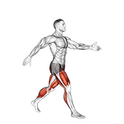 Scissor Jumps (Male) animated exercise demonstration