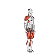 Star Jump (Male) animated exercise demonstration