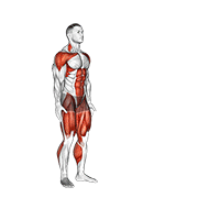 Jack Jump (Male) animated exercise demonstration