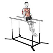 Impossible Dips animated exercise demonstration