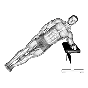 Bodyweight Incline Side Plank animated exercise demonstration