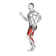 Short Stride Run animated exercise demonstration